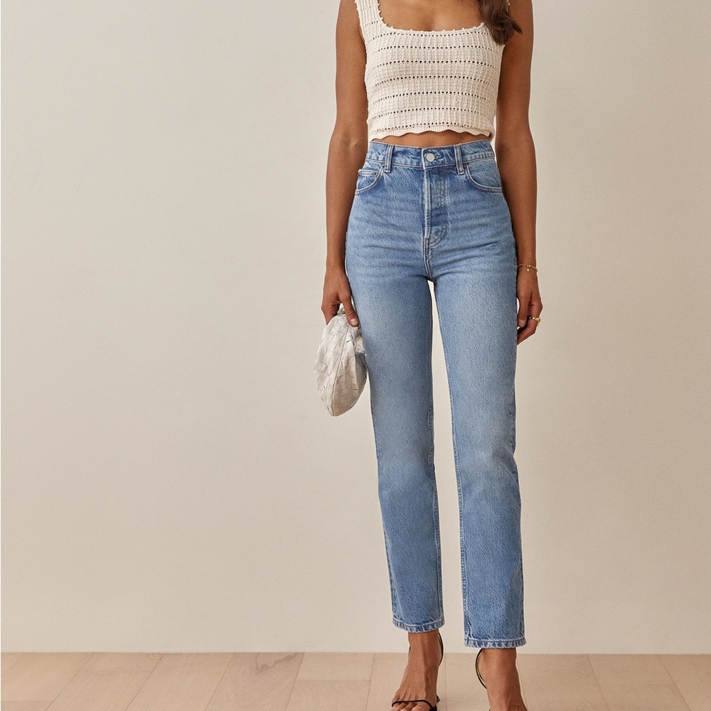 Reformation Cynthia high rise straight leg Jeans - women’s size 26